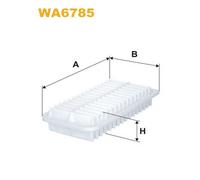 WA6785 FILTRO ARIA PER Lotus Elise 1.6 100 KW 136 CV