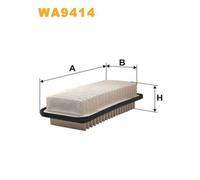 Filtro aria - WIX FILTERS WA9414