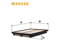 WA9428 FILTRO ARIA PER Kia Sorento I JC 3.5 V6 4WD 143 KW 194 CV