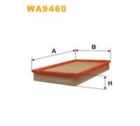 WA9460 FILTRO ARIA PER Opel Calibra A C89 2.5i V6 125 KW 170 CV