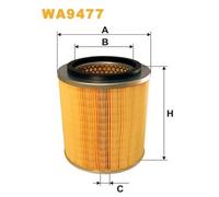 WA9477 WIX FILTERS Filtro aria per KIA