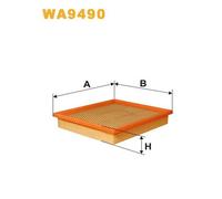 WA9490 WIX FILTERS Filtro aria per CHRYSLER,DODGE,VW