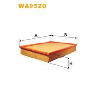 WA9520 FILTRO ARIA PER VW Crafter 30-50 Furgonato 2E 2.5 TDI 100 KW 136 CV