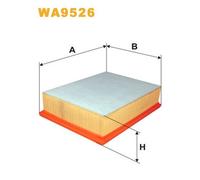 WA9526 FILTRO ARIA PER Citron C4 Coup LA 2.0 VTR 103 KW 140 CV