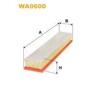 WA9600 FILTRO ARIA PER Citron Xsara Picasso N68 1.6 16V 81 KW 110 CV