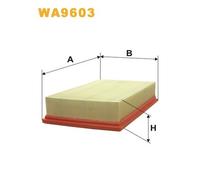 WA9603 WIX FILTERS Filtro aria per JAGUAR