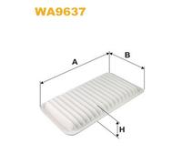 WA9637 FILTRO ARIA PER Daihatsu Cuore VI L250 L251 L260 1.0 43 KW 58 CV