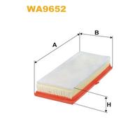 WA9652 FILTRO ARIA PER Toyota Verso S P12 1.4 D-4D 66 KW 90 CV