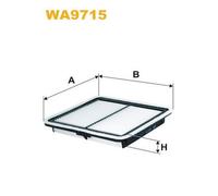 WA9715 FILTRO ARIA PER Subaru Legacy IV BL 2.0 2WD 132 KW 179 CV