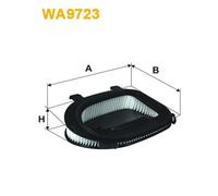 WA9723 WIX FILTERS Filtro aria per BMW
