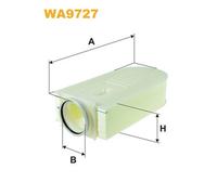WA9727 FILTRO ARIA PER Mercedes Classe C W204 C 220 CDI 125 KW 170 CV