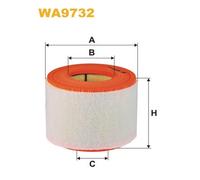 WA9732 WIX FILTERS Filtro aria per AUDI