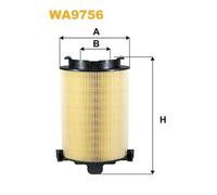 WA9756 FILTRO ARIA PER Seat Altea XL 5P5 5P8 1.6 MultiFuel 75 KW 102 CV