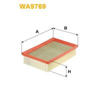 WA9769 FILTRO ARIA PER Jaguar XK CABRIO X150 5.0 XKR 375 KW 510 CV