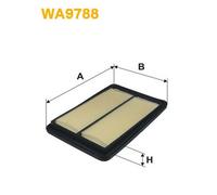WA9788 FILTRO ARIA PER Nissan Qashqai II Fuoristrada Chiuso J11 J11 1.2 DiG-T 85