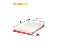WA9826 FILTRO ARIA PER Mercedes Marco Polo Camper W447 250 CDI 140 KW 190 CV
