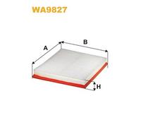 WA9827 FILTRO ARIA PER Ford Transit V363 Autobus FAD FBD 2.0 TdCi 125 KW 170 CV