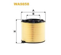 WA9858 WIX FILTERS Filtro aria per AUDI