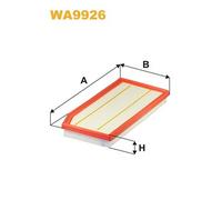 WA9926 FILTRO ARIA PER Mercedes GLC Coup C253 300 EQ Boost 4matic 190 KW 258 CV