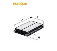 WA9936 FILTRO ARIA PER Kia Sorento III UM 2.2 CRDi 147 KW 200 CV