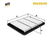 WA9945 WIX FILTERS Filtro aria per HYUNDAI,KIA