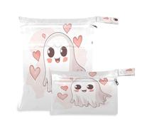 Waassud Borsa per pannolini per San Valentino Forever Love, riutilizzabile, con 2 tasche con cerniera, per costume da bagno e palestra, Multicolore, Taglia unica, moderno