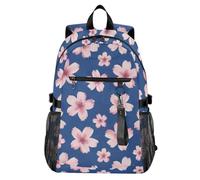 Waassud Grazioso zaino per computer portatile, motivo floreale, per donne e uomini, 20 l, casual, con scomparto per notebook da 14 pollici, leggero, per università, lavoro, attività all'aperto