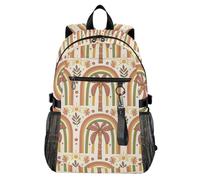 Waassud Palm Trees Arches - Zaino per computer portatile, unisex, 20 l, casual, con scomparto per notebook da 14 pollici, leggero, per università, lavoro, attività all'aperto