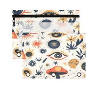 Waassud Retrò Spugna Astuccio 3 Anelli, 2 Confezioni con Cerniere Lisce, Astuccio, Astuccio Trasparente, Forniture Scuola, Multicolore, Taglia Unica 2, Multicolore, Taglia Unica 2, Taglia Unica 2,