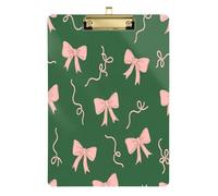 Waassud Simpatico portablocco con fiocco in acrilico, a basso profilo, organizer decorativo per infermieri, ufficio, casa, 30,5 x 22,9 cm