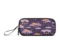 Waassud Sleepy Capybaras - Astuccio portapenne di grande capacità, 3 scomparti, astuccio in nylon con cerniera per artisti da ufficio
