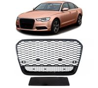 Wabengrill Kühlergrill Nero Lucido Per AUDI A6 C7 4G Limo Avant 2010-2