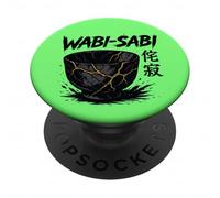 Wabi Sabi Kintsugi - Ciotola giapponese Zen imperfetta bellezza arte PopSockets PopGrip Adesivo