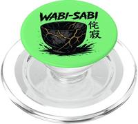 Wabi Sabi Kintsugi - Ciotola giapponese Zen imperfetta bellezza arte PopSockets PopGrip per MagSafe