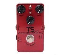 Wablissia Demonfx 2.0 RED II - Pedale effetto per chitarra, booster overdrive dual mode con TS9/TS808 commutabile, unità di distorsione del corpo, colore: rosso
