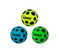 Waboba Moon Ball 3-Pack, Bouncing Unisex Adulto, Misto, 63 mm