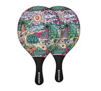 Waboba spiaggia giocattolo paddle set - resistente all'acqua - design tropicale