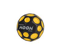 Waboba UV Moon Ball - Hyper-Bounce Ball con colore reattivo UV - Salta fino a 30 metri di altezza - Con rumore pop - Giocattolo all'aperto per bambini, adolescenti e adulti - giallo e nero