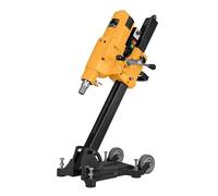WABROTECH Carotatrice 3950 W su Supporto Inclinabile con Rulli di Trasporto - Carotatrice Diamantata 580 Giri/min - Carotatrice 230 V con Interruttore PRCD per Carotaggio a Umido e a Secco
