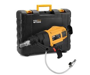 WABROTECH Carotatrice Manuale 2300 W - Diamantata con Interruttore PRCD - Unità di Carotaggio a Mani Libere 1400 Giri/min per Carotaggio a Umido e a Secco - Portatile 230 V