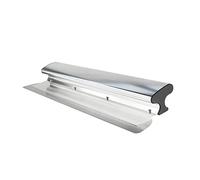 WABROTECH Spatola per Superfici con Manico Maneggevole 80 cm Spatola - Larga 0,8 kg - Spatolla per Facciate in Alluminio per Stuccare Pareti e Soffitti - Utensili per Cartongesso in Acciaio Inox