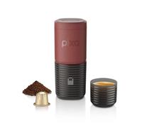 WACACO Macchina da caffè elettrica e portatile, con 4 tipi di caffè e riscaldamento rapido, batteria da 3 x 3000 mAh, macchina da caffè portatile da 20 bar per caffè macinato e capsule NS (rosso