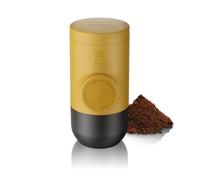 WACACO Minipresso GR2 Macchina caffe, A azionamento manuale, Golden Ochre | Portatile, Compatibile con caffè macinato, 18 bar, Filtro regolabile brevettato, Dimensioni ultracompatte, Ideale per viaggi