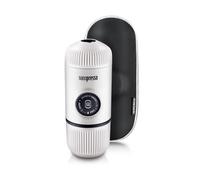 WACACO Nanopresso + Custodia Macchina Espresso - 18 bar, caffè macinato, custodia rigida inclusa, portatile, senza elettricità, ideale per viaggi e outdoor -Bianco - Nouvo