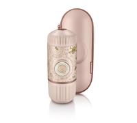 WACACO Nanopresso + Custodia Macchina Espresso - 18 bar, caffè macinato, custodia rigida inclusa, portatile, senza elettricità, ideale per viaggi e outdoor - Rosa - Nouvo