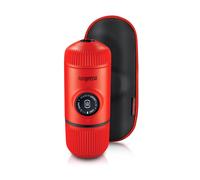 WACACO Nanopresso + Custodia Macchina Espresso - 18 bar, caffè macinato, custodia rigida inclusa, portatile, senza elettricità, ideale per viaggi e outdoor -Rosso - Nouvo