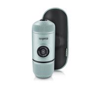 WACACO Nanopresso + Custodia Macchina Espresso - 18 bar, caffè macinato, custodia rigida inclusa, portatile, senza elettricità, ideale per viaggi e outdoor -Blu - Nouvo