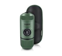 WACACO Nanopresso + Custodia Macchina Espresso - 18 bar, caffè macinato, custodia rigida inclusa, portatile, senza elettricità, ideale per viaggi e outdoor - Verde - Nouvo