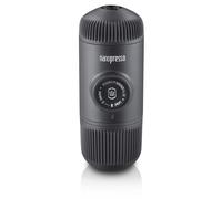WACACO Nanopresso Macchina Espresso Manuale - 18 bar, caffè macinato, portatile, senza batteria, estrazione ad alta pressione, ideale per viaggi e outdoor - Grigio - Nouvo
