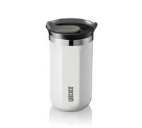 WACACO Octaroma Lungo Tazza Termica Per i viaggi, 300ml, Ceramica Bianca | Termos caffè, Tazza da viaggio in acciaio a doppia parete Isolamento sottovuoto e bordo sottile per lunghi viaggi e avventure